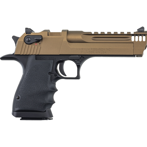 Desert Eagle L5 Series Semi-Automatic Pistol 357 Magnum 5-Inch Barrel Black Bronze with Muzzle Brake